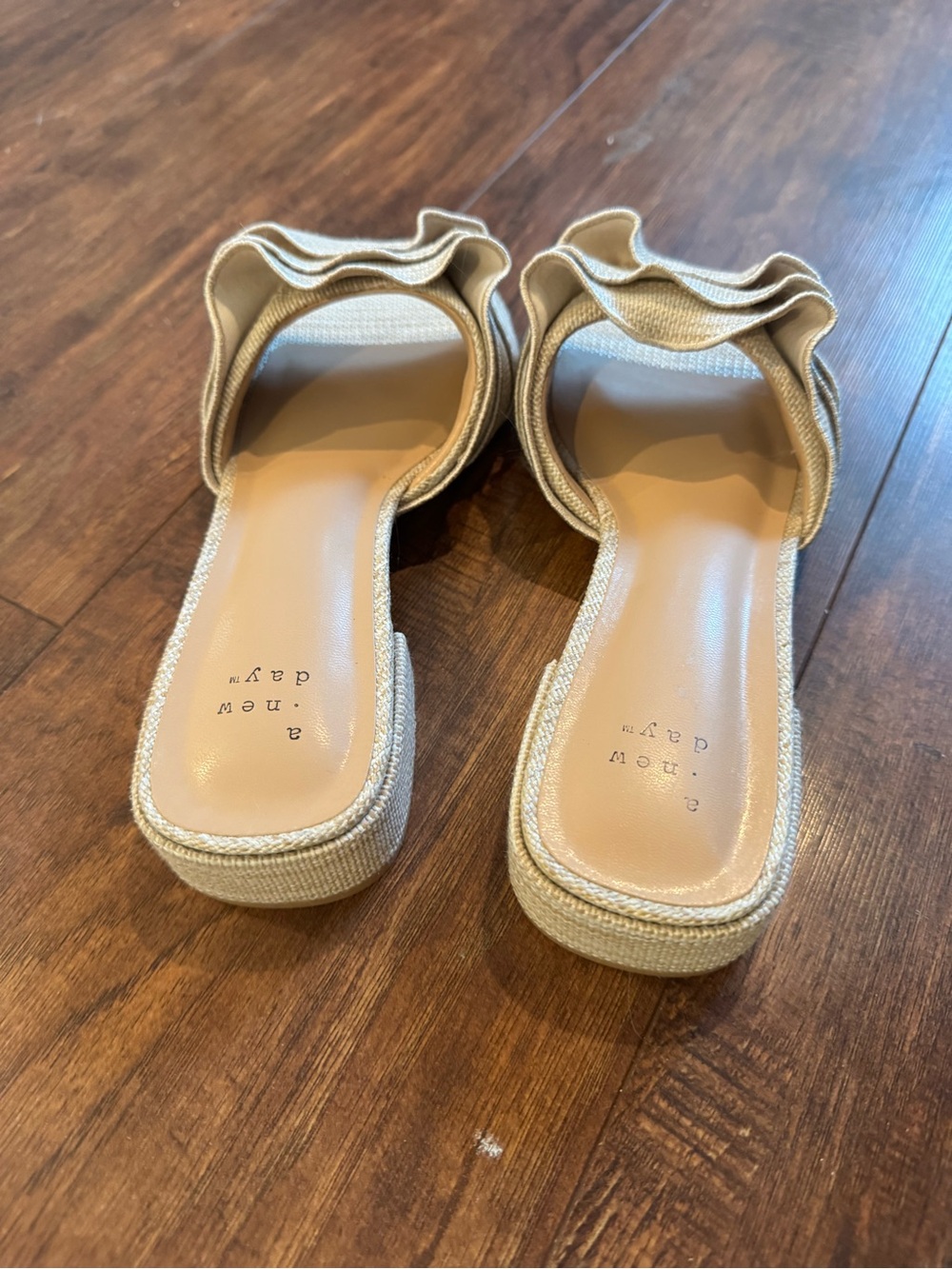 A New Day Cream Ruffle Sandals - Picture 6 of 8